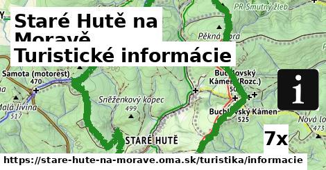 Turistické informácie, Staré Hutě na Moravě