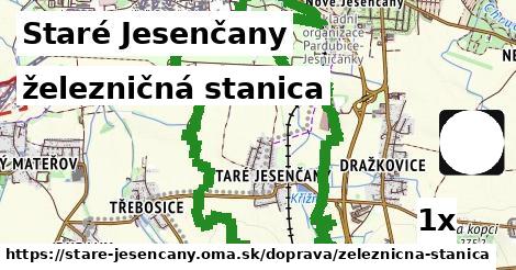 železničná stanica, Staré Jesenčany