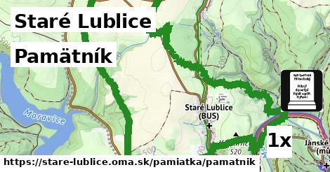 Pamätník, Staré Lublice