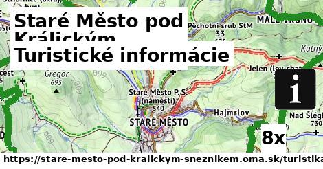 Turistické informácie, Staré Město pod Králickým Sněžníkem