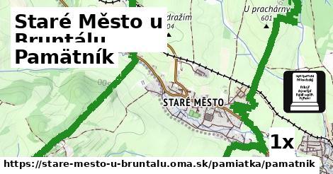 Pamätník, Staré Město u Bruntálu