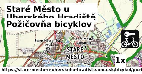 požičovňa bicyklov v Staré Město u Uherského Hradiště