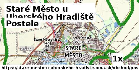 postele v Staré Město u Uherského Hradiště