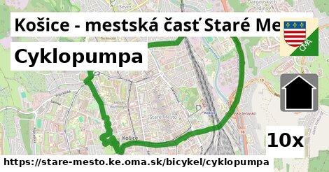 Cyklopumpa, Košice - mestská časť Staré Mesto