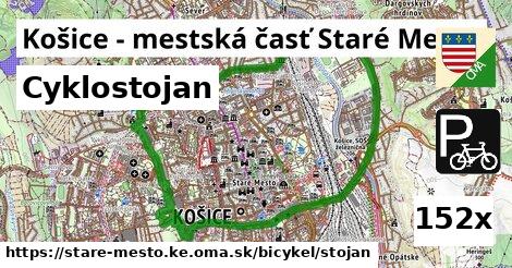 Cyklostojan, Košice - mestská časť Staré Mesto