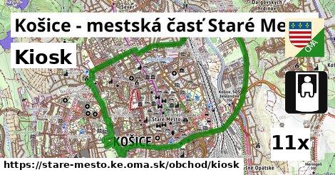 kiosk v Košice - mestská časť Staré Mesto