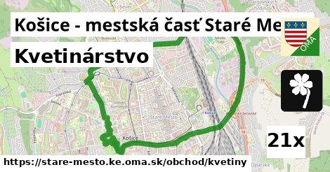 Kvetinárstvo, Košice - mestská časť Staré Mesto