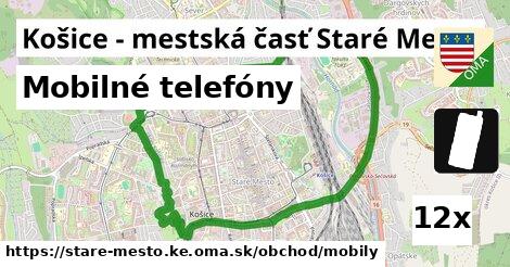 Mobilné telefóny, Košice - mestská časť Staré Mesto