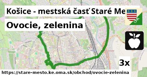 Ovocie, zelenina, Košice - mestská časť Staré Mesto