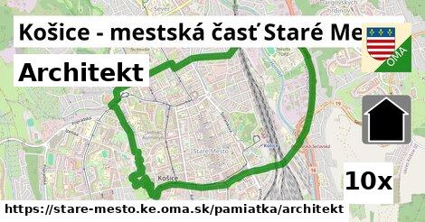 architekt v Košice - mestská časť Staré Mesto