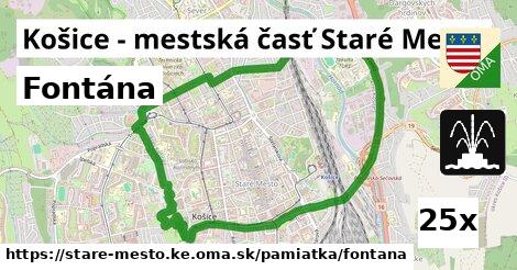 Fontána, Košice - mestská časť Staré Mesto