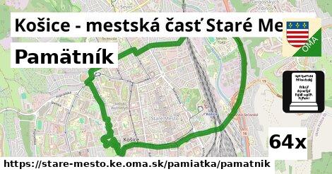 Pamätník, Košice - mestská časť Staré Mesto