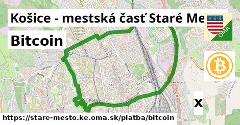 Bitcoin, Košice - mestská časť Staré Mesto