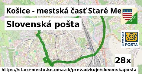 Slovenská pošta, Košice - mestská časť Staré Mesto