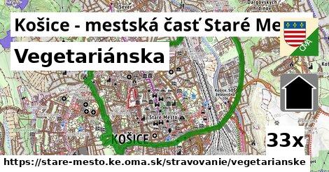 vegetariánska v Košice - mestská časť Staré Mesto