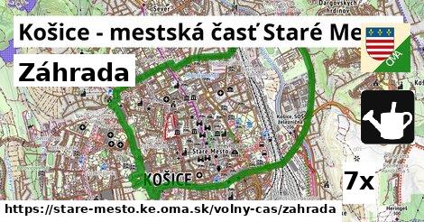 Záhrada, Košice - mestská časť Staré Mesto