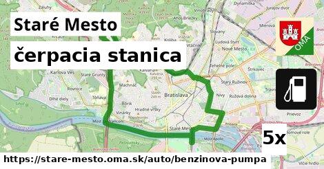 čerpacia stanica, Staré Mesto