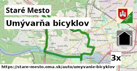 Umývarňa bicyklov, Staré Mesto