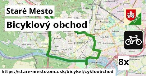 Bicyklový obchod, Staré Mesto