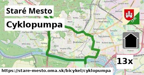 Cyklopumpa, Staré Mesto