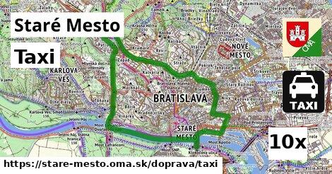 taxi v Staré Mesto