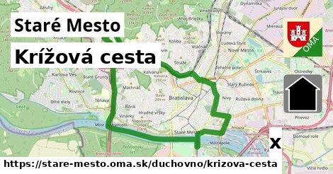 Krížová cesta, Staré Mesto