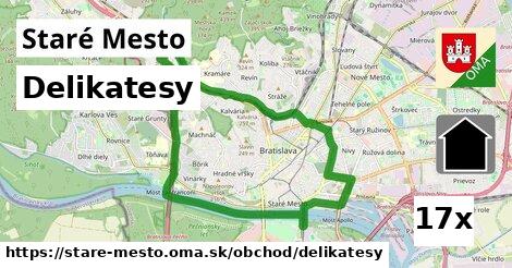 delikatesy v Staré Mesto