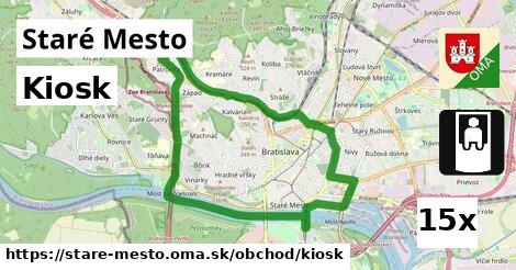 kiosk v Staré Mesto