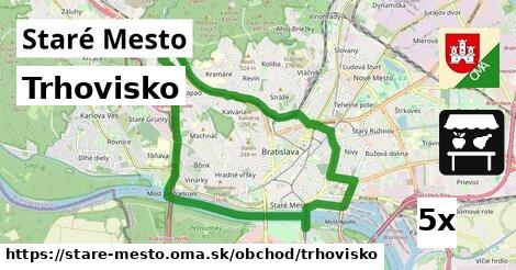 trhovisko v Staré Mesto