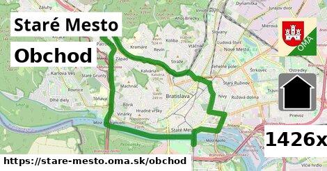 obchod v Staré Mesto