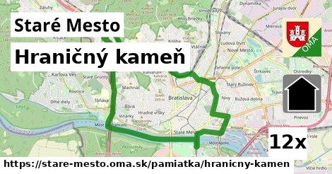 Hraničný kameň, Staré Mesto