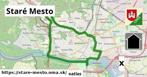 Platba v Staré Mesto