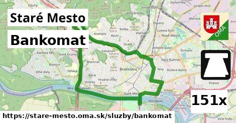 Bankomat, Staré Mesto