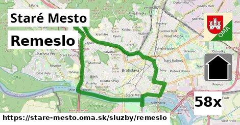 Remeslo, Staré Mesto