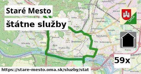 štátne služby v Staré Mesto