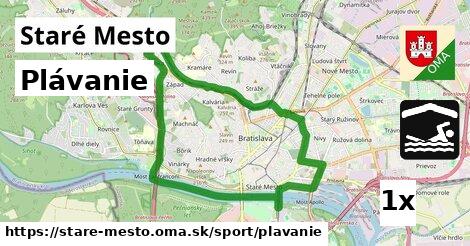 Plávanie, Staré Mesto