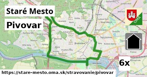 Pivovar, Staré Mesto