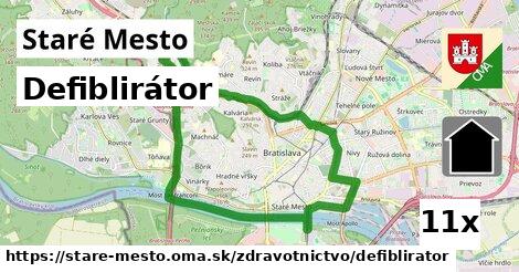 defiblirátor v Staré Mesto