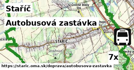 Autobusová zastávka, Staříč