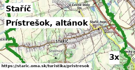 Prístrešok, altánok, Staříč