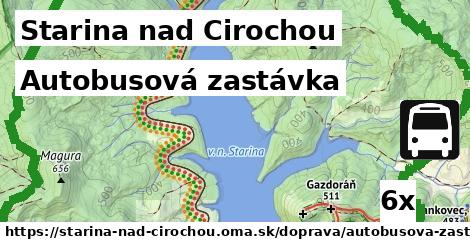 Autobusová zastávka, Starina nad Cirochou