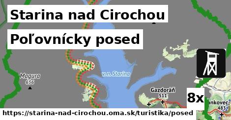 Poľovnícky posed, Starina nad Cirochou