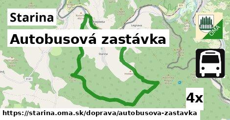 Autobusová zastávka, Starina