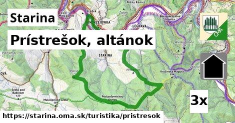 Prístrešok, altánok, Starina