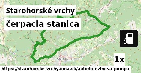 čerpacia stanica, Starohorské vrchy