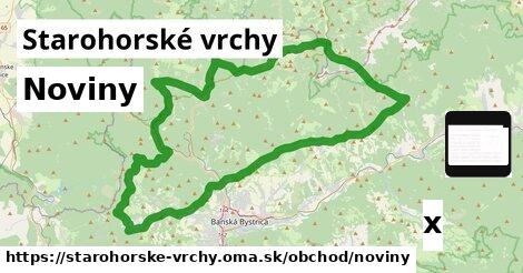 Noviny, Starohorské vrchy