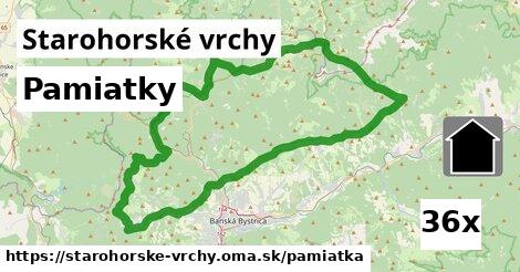 pamiatky v Starohorské vrchy