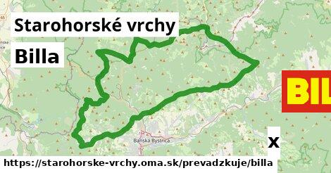 Billa, Starohorské vrchy