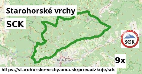 SCK, Starohorské vrchy