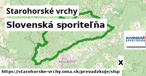 Slovenská sporiteľňa, Starohorské vrchy